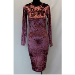 Michael Kors Women’s Panne Velvet Dress, Sz: S